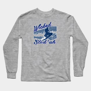 Wicked Sled'ah Graphic Tee Long Sleeve T-Shirt